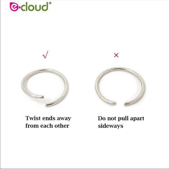 20 Pc. Hair Rings - Picture 4 of 5